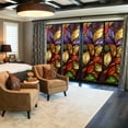 thumbnail image 4 of Stained Glass Window Film Window Privacy Films Blackout Window Tint, Rainbow Glass Decals Stickers for Home Anti Uv Stained Leaves (5), 4 of 4