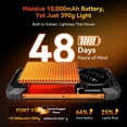 thumbnail image 3 of Blackview FORT 1 Rugged Phones, 6.56-inch Android 15 AI Smart Phone 4GB RAM 128GBROM,11000mAh Cellphones-Black/Green/Orange, 3 of 6