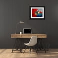 thumbnail image 3 of Jadis 24x20 Black Ornate Wood Framed with Double Matting Museum Art Print Titled - Instant de bonheur, 3 of 4