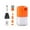 Orange White, variant on colaxi Electric Air Pump for Inflatables Inflate Deflate Pump for Bed Mattress Boat Gray White