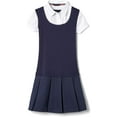thumbnail image 3 of French Toast Girls 4-14 2-in-1 Pleated Dress (Navy 14), 3 of 7