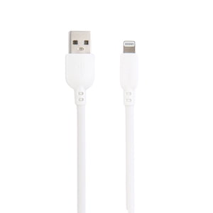 Onn Lightning to USB-A Cable, 10 Ft, MFI Certified, White