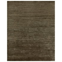 Feizy Congo Modern Distressed, Brown, 8'6" x 11'6" Area Rug Sheen Handmade Casual Solid Design Carpet for Living Dining Bed Room
