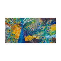 Trademark Fine Art 'Percy Peacock II' Canvas Art by Elizabeth St. Hilaire