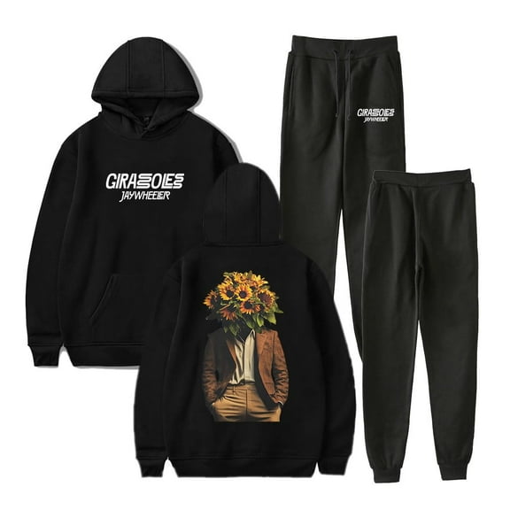 Jay Wheeler Girasoles Album 2025 Sweatsuit Casual Fashion Hoodies Jogger Pants Sets