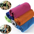thumbnail image 4 of Serviette en Microfibre Antibactérienne Ultralégère Compacte Séchage Rapide pour Camping Randonnée (Verte), 4 of 8