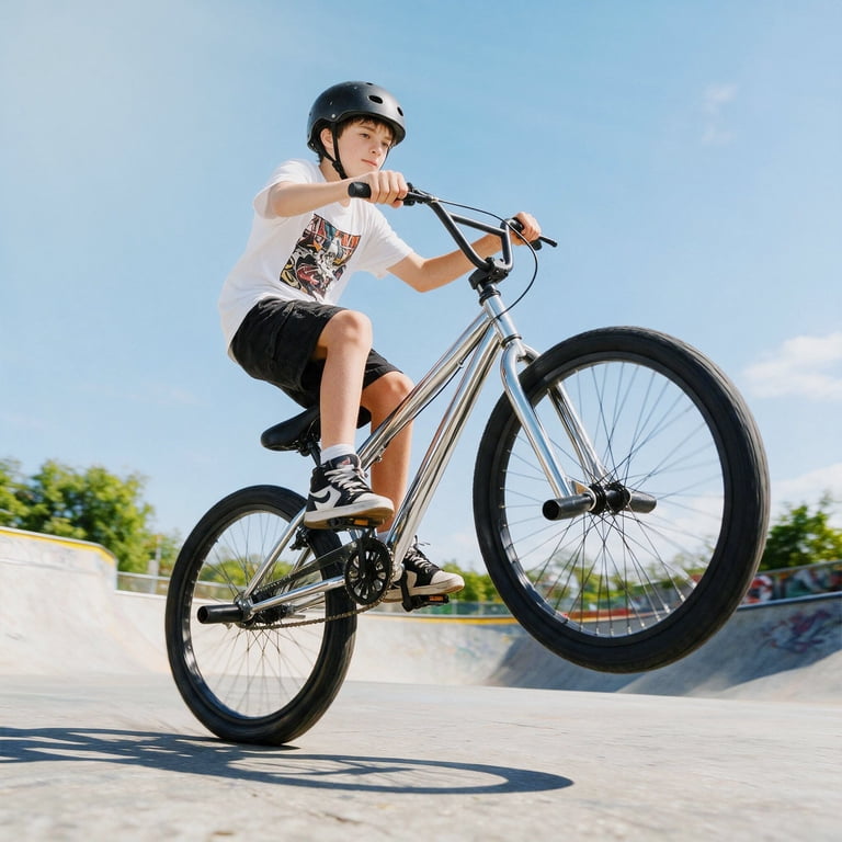 Hykolity 24 Inch BMX Bike, 4 Pegs, Rear U-Brake photo 4