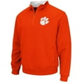 thumbnail image 2 of Men's Colosseum Orange Clemson Tigers Tortugas Logo Quarter-Zip Pullover Jacket, 2 of 3