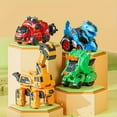 thumbnail image 3 of LNGOOR 1 Pce Jouet de Voiture Transformable pour Jeunes - Modèle Résistant aux Collisions à Inertie avec Action à Rétrofriction Véhicule de Combat 2-en-1 pour Interaction Parent-Jeunes, 3 of 6