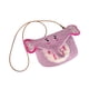 thumbnail image 5 of Bolso bandolera informal, práctico y moderno con forma de animal para mujer, ideal para ir de compras a la playa. Elefante de color rojo morado, 5 of 9