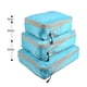 thumbnail image 5 of Matsuzay Bolsa de almacenamiento de equipaje de viaje impermeable de 3 piezas organizador de cosméticos de gran capacidad maleta escalada Almacenamiento y organización del hogar lago azul, 5 of 5