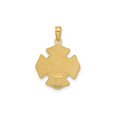 thumbnail image 3 of 14K Gold Small St. Florian Badge Pendant, 3 of 4