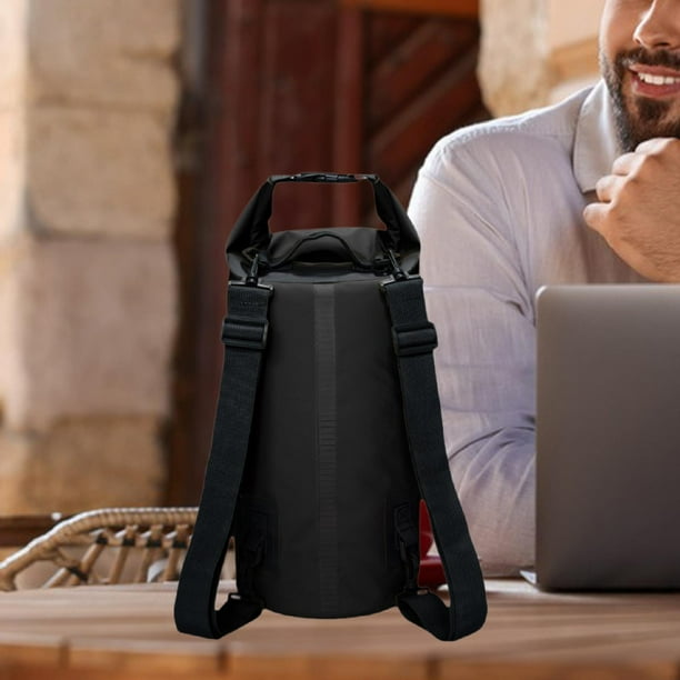 Bolsa seca impermeable que mantiene el equipo seco Bolsa impermeable de 20L Bolsa de almacenamiento impermeable para Negro Walmart en linea