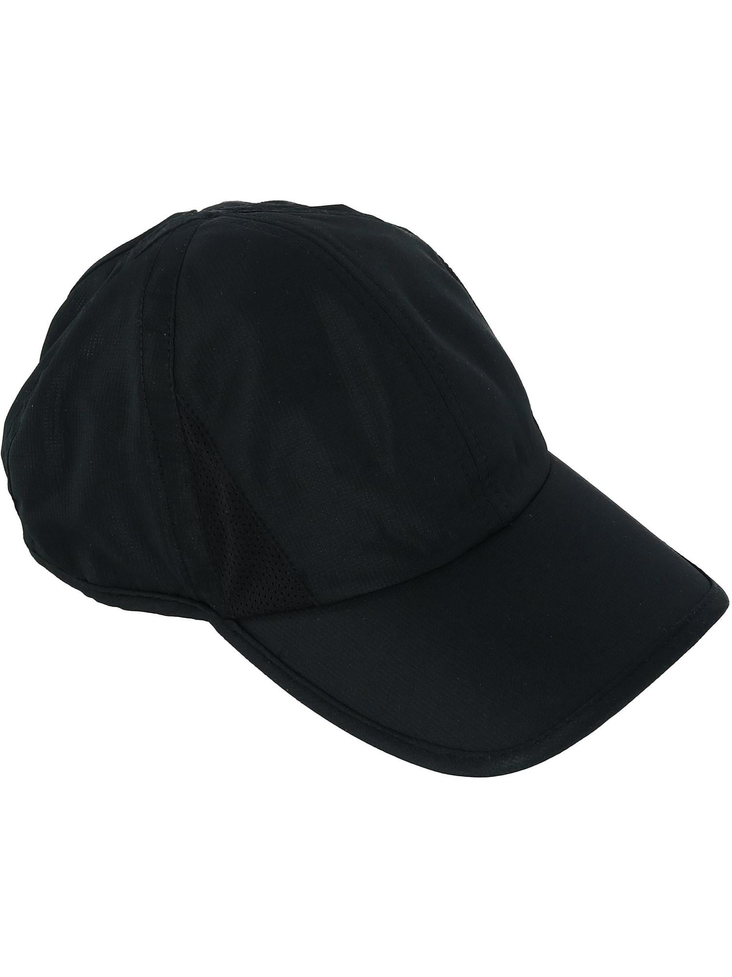 Ponyflo Women's Feather Light Active Ponytail Baseball Cap - Black One