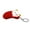 Red, variant on Plush Keychains Backpacks Cute Keyring Sleeping Cat Keychain Bag Keychain Cute Pendant Keychain KeyHolder Plush Keyring