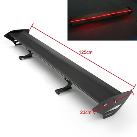 - Areyourshop Universal Hatch Aluminum GT Rear Trunk Wing Racing Spoiler