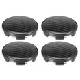 thumbnail image 1 of 4uds 63mm 68mm Rueda Centro Cubo Tapas Tapacubos Cubiertas Universal Negro, 1 of 1