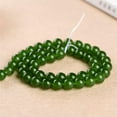 thumbnail image 5 of K-KED Green Jade Smooth Round Beads 6mm 8mm 10mm 12mm 15.5" Strand-10 mm, 5 of 6