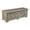 Gray, variant on Pemberly Row Floral Carved Solid Wood Storage Ottoman in Gray