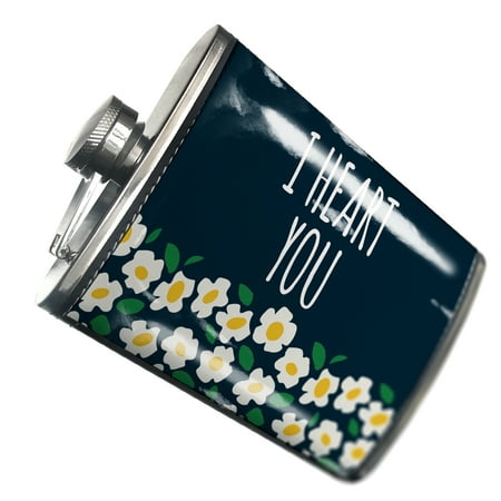 

NEONBLOND Flask I Heart You Mother s Day White Flowers