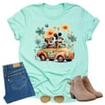 thumbnail image 3 of Mickey Flower and Garden Shirt, Epcot Unisex Casual Short Sleeve (Mint-2X Large), 3 of 7
