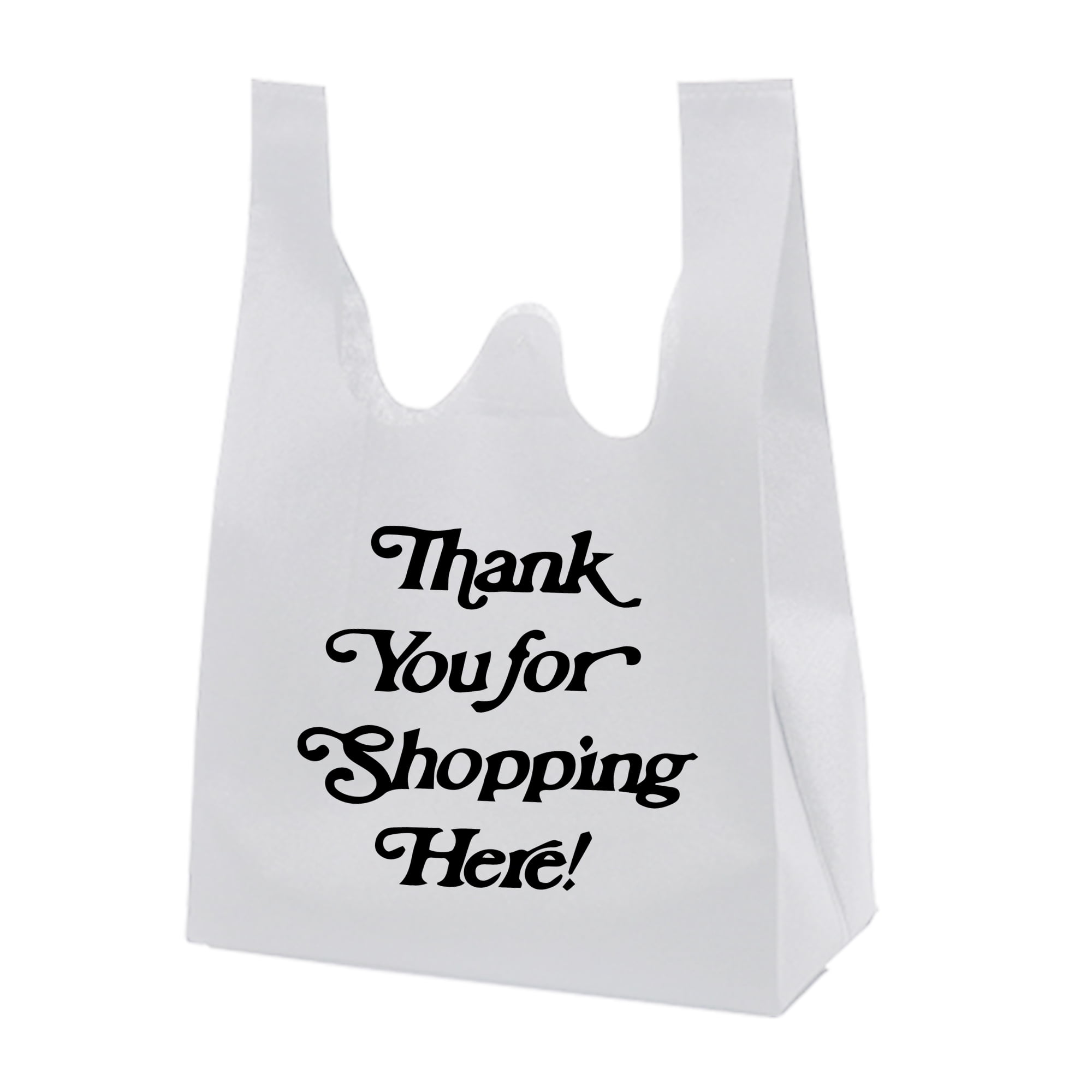 Radyan Thank You Bags for Small Business Non Woven Resuable shopping