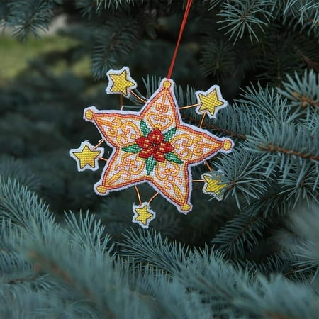 UPC: 4823069638719 | Christmas tree toy cross-stitch kit T-07C Set of pictures Christmas toys