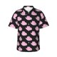 thumbnail image 1 of Balery Cowboy Hat Camisas hawaianas de manga corta para hombre, camisas playeras de corte holgado, camisas de vacaciones con botones,Small, 1 of 7