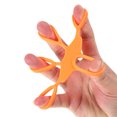 thumbnail image 3 of Bsvklp Banda Agarre Mano 5 Dedos Silicona Elástica para Entrenamiento Físico en El (naranja), 3 of 8