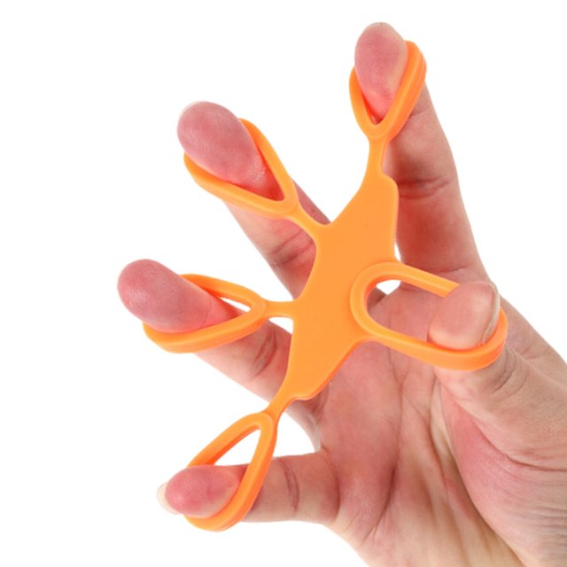 Ejercitador De Mano 5 Finger Finger Pinch Carpal Expander Silicona portátil para gimnasio Fitness Training Likrtyny Para estrenar