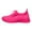 Hot Pink, variant on Womens Orthopedic Running Walking Tennis Shoes Breathable Mesh Comfortable Arch Support Memory Foam Orthotic Nursing Non Slip Work Sneakers White Size 9