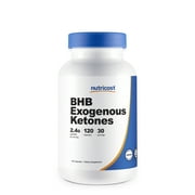 Nutricost Keto BHB Pills (Beta Hydroxybutyrate) 120 Capsules, 30 Servings - Exogenous Ketones Great for Keto Diets