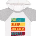 thumbnail image 4 of Inktastic Acting Eat Sleep Theater Repeat Boys or Girls Baby Bodysuit, 4 of 5
