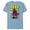 Ocean Blue, variant on Marvel Deadpool Please Call me the Merc with the Mouth - Short Sleeve Blended T-Shirt for Adults - Customized-Yellow