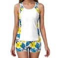 thumbnail image 4 of Fmbrln Tankini Swimsuits for Women with Boyshorts Two Piece Modest Bathing Suits Fashion Floral Print Swimwear Sets, 4 of 6