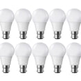 thumbnail image 1 of Ensemble de 10 Ampoules LED B22 7w 6500K Blanc, 1 of 1
