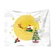 thumbnail image 2 of Puntoco 130*150Cm Christmas Flannel Print Blanket office Nap Blanket Cover Blanket Conditioning Blanket Sofa Blanket, 2 of 2