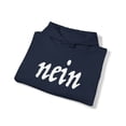thumbnail image 4 of Nein No in German Germany Hoodie, Gifts, Hooded Sweatshirt, 4 of 4