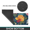 thumbnail image 6 of Pioneer Flower Floral Print Pattern Kitchen Rugs Sets Of 2,Anti Fatigue Kitchen Mat Rugs Non Slip Washable,Decorative Kitchen Floor Mats for Kitchen,Sink,Laundry,17"x30"+17"x47", 6 of 7