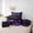 Black Violet, variant on Homewish Gothic Halloween Bat 7-Piece Twin Bedding,Purple Silhouette Print Bedding Comforter Set,Black Violet,Black Reversible