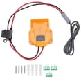 thumbnail image 2 of Adaptador de batería de cable de alimentación de satélite dc rectangular, adaptador de batería de cable de alimentación de enchufe y reproducción de la perfección de satélite dc, 2 of 7