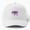 White, variant on Purple Up T-Rex Baseball Hat, Military Family Dinosaur Support Design, Classic Cap