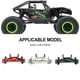 thumbnail image 3 of Eje Delantero Tholdsy para Coche Teledirigido 1/18 Axial UTB18 Buggy RC Negro, 3 of 6