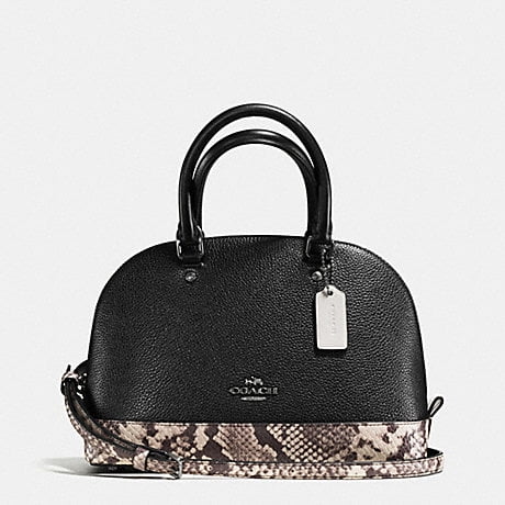 coach mini sierra embossed