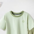 thumbnail image 7 of Toddler boys and girls easter summer short sets outfits cotton crewneck short sleeve playwear 2pc sets,cute,soft,lightweight,casual,outdoor Green 13-14 Years, 7 of 7