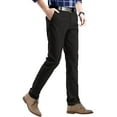 thumbnail image 2 of Matchstick Men’s Slim-Fit Flat Front Tapered Casual Chino Pants, 2 of 10