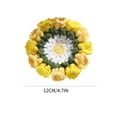 thumbnail image 2 of Knitted Flower Woven Coaster, Handcrafted Valley of the Flowers, Elegant Cup Holder, Soft Kitchen Accessories for Tabletop Protection, Decorative Home & Kitchen Dining Essentials, 2 of 3