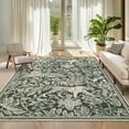 thumbnail image 3 of FairOnly 5'x7'Modern Non Slip Machine Washable Wild Tiger Printed Area Rug Stain Resistant Soft Foldable for Living Room Bedroom,Green, 3 of 7