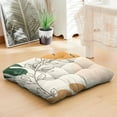 thumbnail image 5 of Dutch Velvet Meditation Floor Pillow 22 Inch, Square Boho Cushion for Yoga and Lounging, 5 of 7
