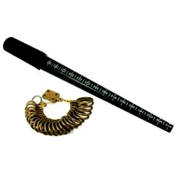 Ring Sizer Stick Sz 115 & Finger Gauge Measuring Tool